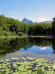 Dent d'Oche et lac de la Beunaz