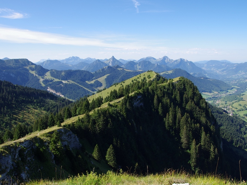 Crête des Mémises
En arrière plan, notamment : l'Arête des Aiguillettes (1634 m), la Pointe d'Ireuse (1890 m) et le Mont Billiat (1894 m) Les_Memises_03.jpg