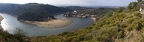 Lac et barrage de Grangent (pano)